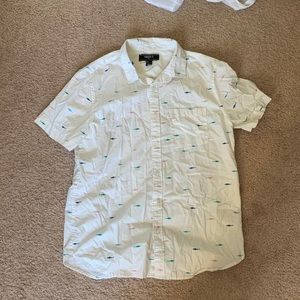 Forever 21 Shark Patterned Shirt